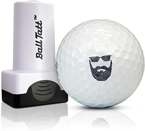 Ball Tatt - Golf Ball Stamp, Golf Ball Stamper, Self-Inking Golf Ball Stamp Markers, Reusable Golf Ball Marking Tool to Identify Golf Balls, Golfer Gift Golfing Accessories