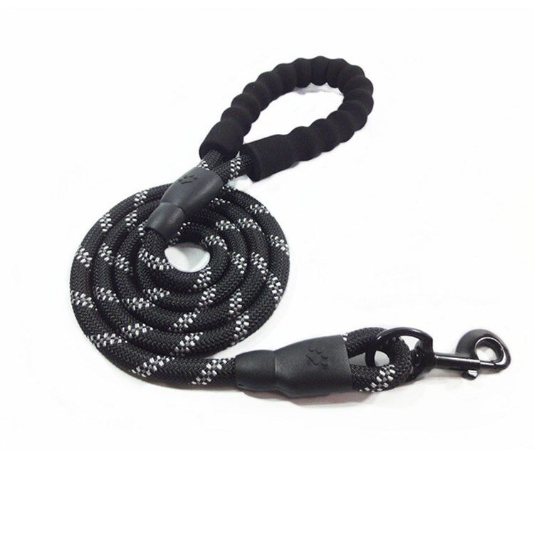Lovinland Pet New Reflective Large Dog Leash Nylon Rope Pet Running Tracking Leashes Long Lead Dog Mountain Climbing Rope for Medium Large Big Dog